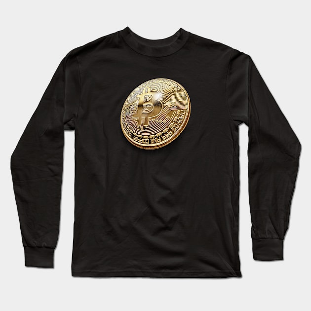 Bitcoin Crypto Currency Altcoin Bull Market Long Sleeve T-Shirt by PlanetMonkey